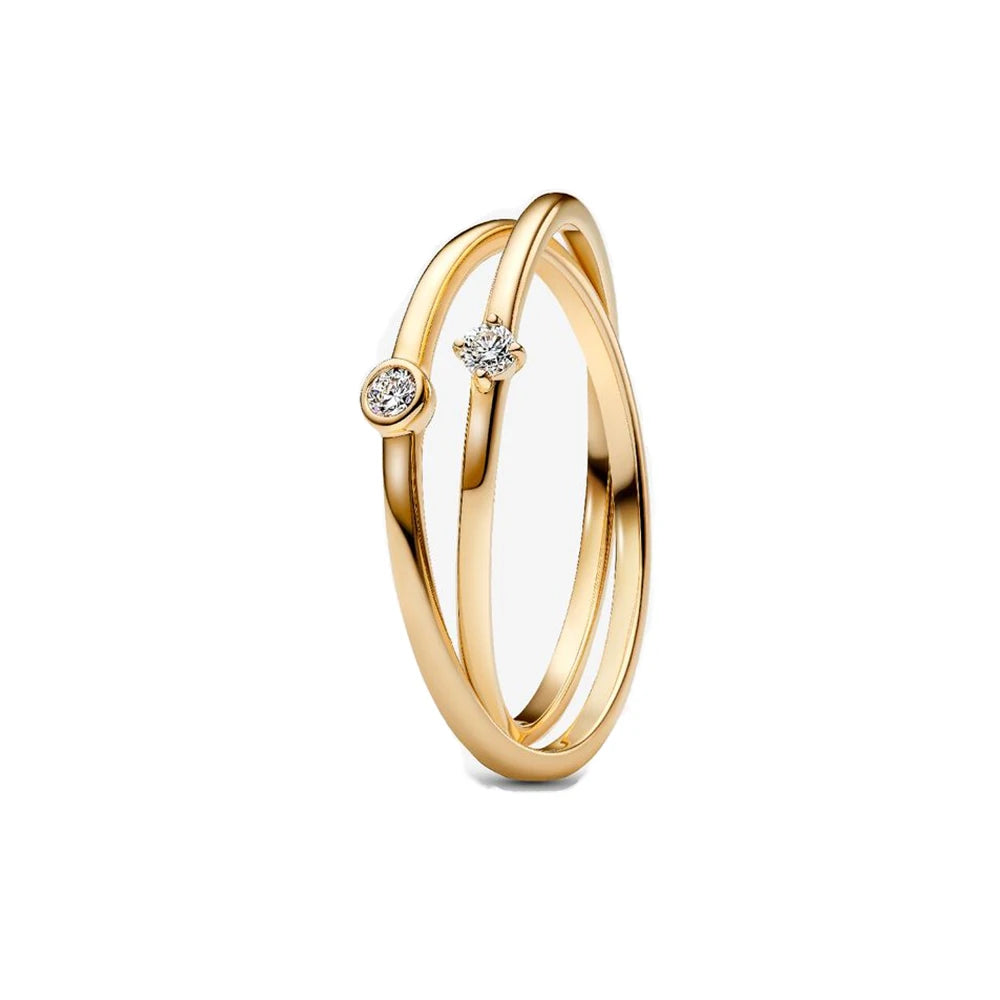 Radiant Heart Double Ring™