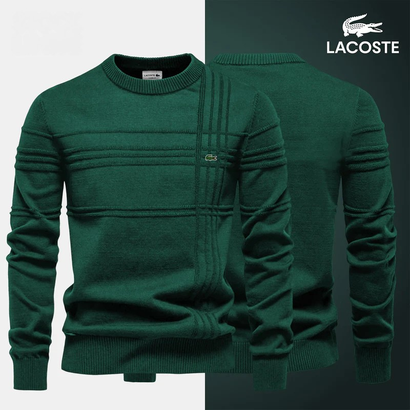 LC™ Textured Knit Crewneck Sweater