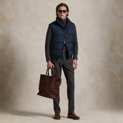 RL™ Insulated Puffer Vest with Free Knit Turtleneck