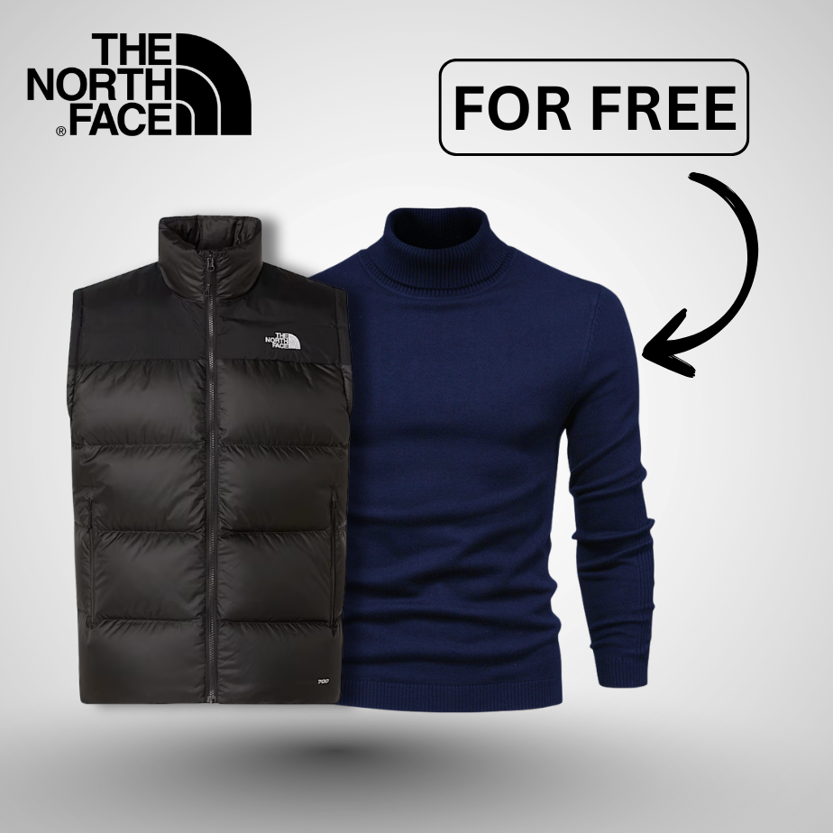 TNF™ Insulated 700-Fill Down Vest with Free Knit Turtleneck