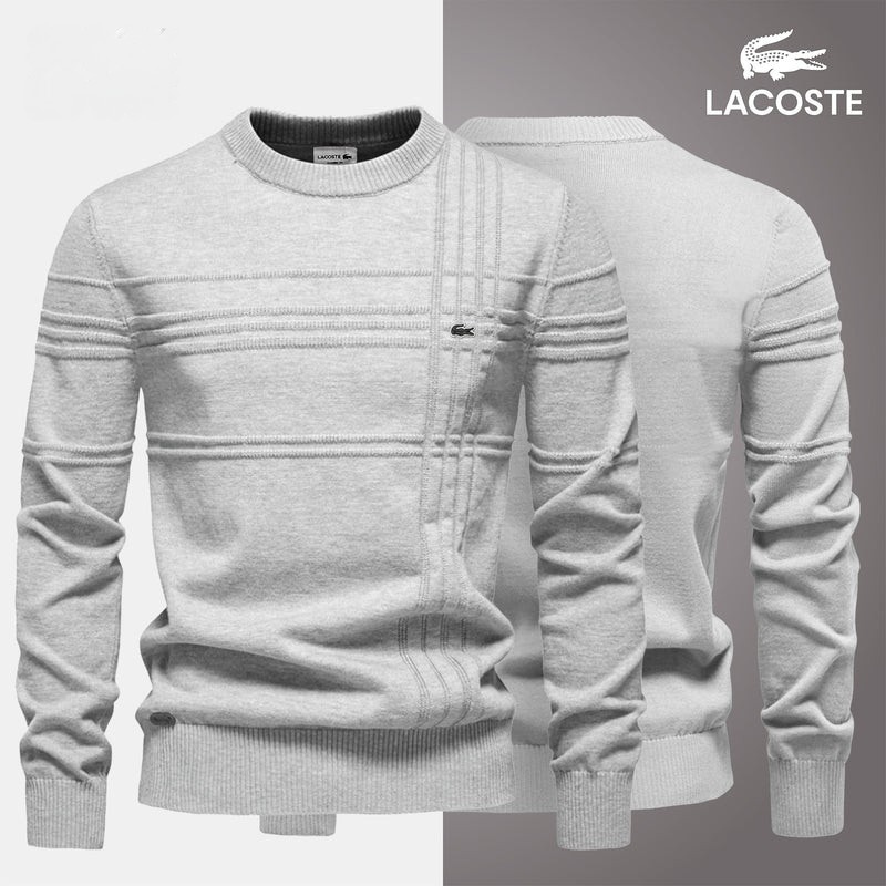 LC™ Textured Knit Crewneck Sweater