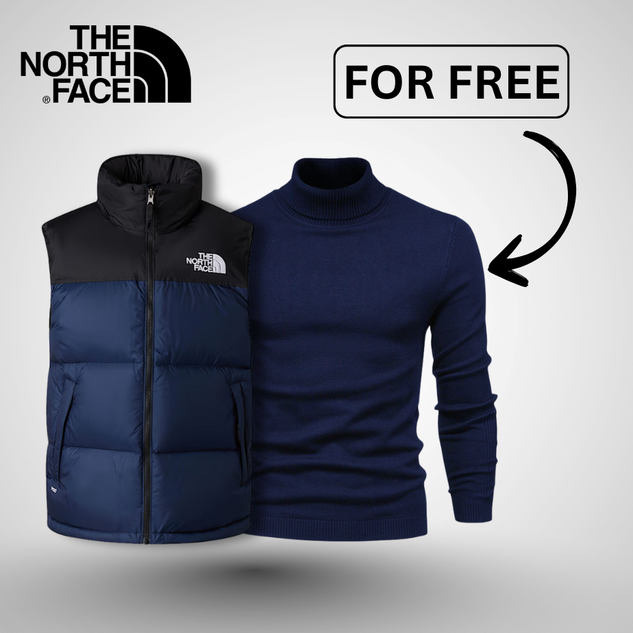 TNF™ Insulated 700-Fill Down Vest with Free Knit Turtleneck