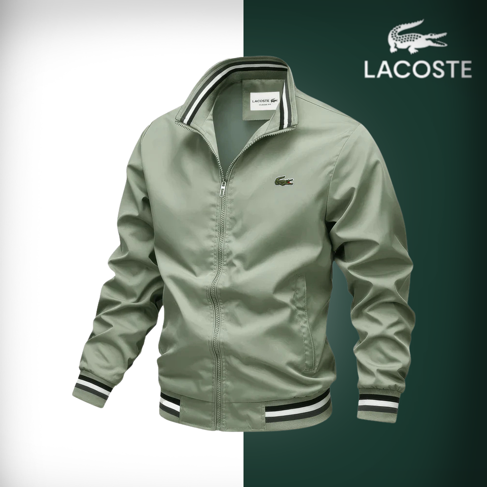 LC™ Lightweight Bomber Jacket with Striped Trim