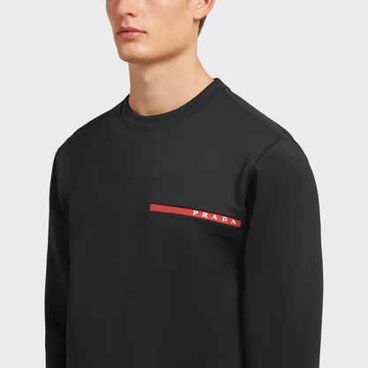 Technical 'Double Tec' Jersey Crewneck Sweatshirt