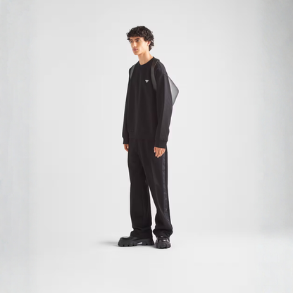 Technical Cotton & Re-Nylon Sweatshirt