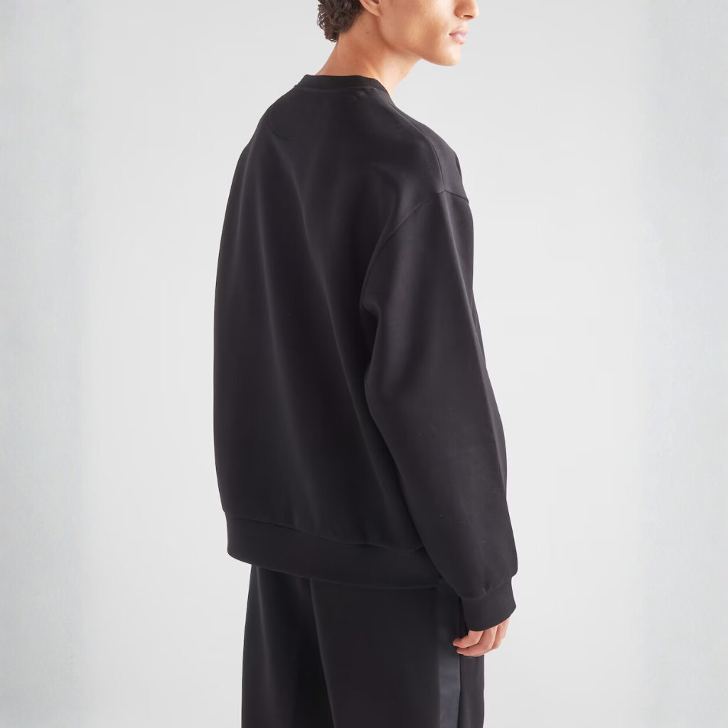 Technical Cotton & Re-Nylon Sweatshirt